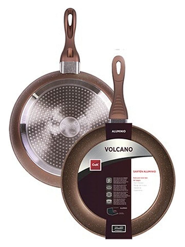 CEGECO Pfanne "Volcano" in Braun - Ø 22 cm - onesize