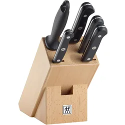 Zwilling Gourmet, Messerblock, Schwarz, Braun