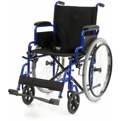 Romed manueller faltbarer Rollstuhl "Dynamic" blau