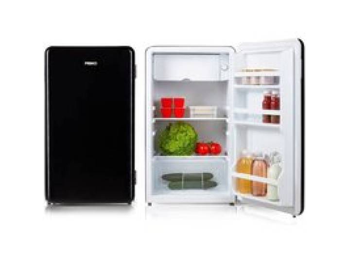 PRIMO PR151RKZ Réfrigérateur Table Top Rétro - Pose Libre - 93L - E – Noir