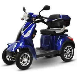 ECO ENGEL 510 E-Scooter 4 Räder  25 km/h Seniorenmobil, Blau - versch. Farben