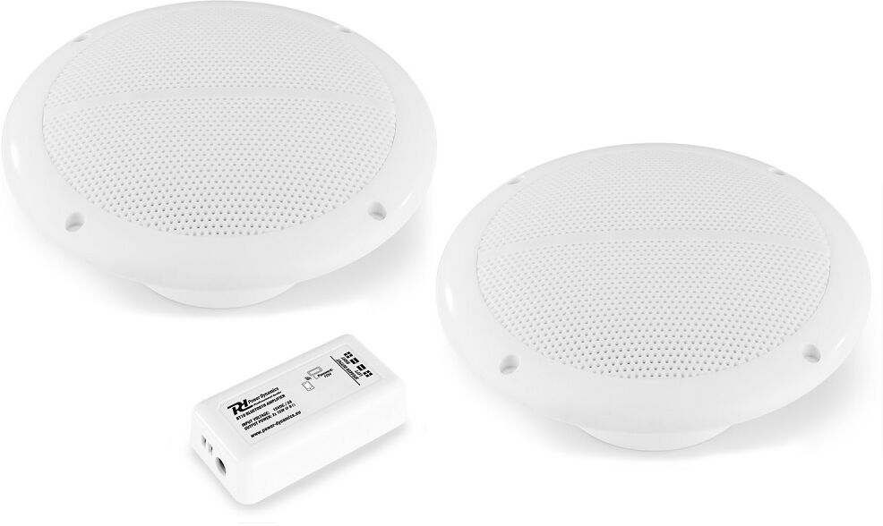 Sistema de Som Amplificado Bluetooth 60W c/ 2 Colunas Tecto 5" (BT10SET) - Power Dynamics