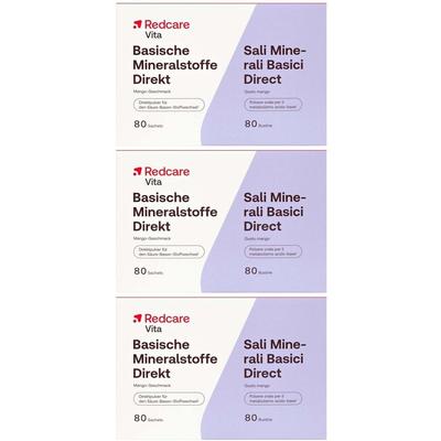 3x RedCare Basische Mineralstoffe Direkt 3x80 St Beutel