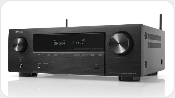 Denon AVR X1700H *schwarz* 7.2-Kanal 8K-AV-Receiver mit 3D Audio und HEOS Built in DE13461