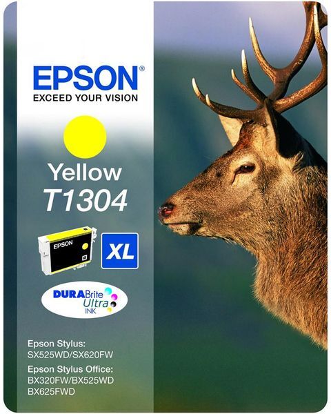 Epson T1304 (C13T130440) Cartouche d'encre jaune