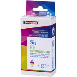 edding Druckerpatrone EDD-703 cyan, magenta, gelb kompatibel zu HP 305XL (3YM63AE)