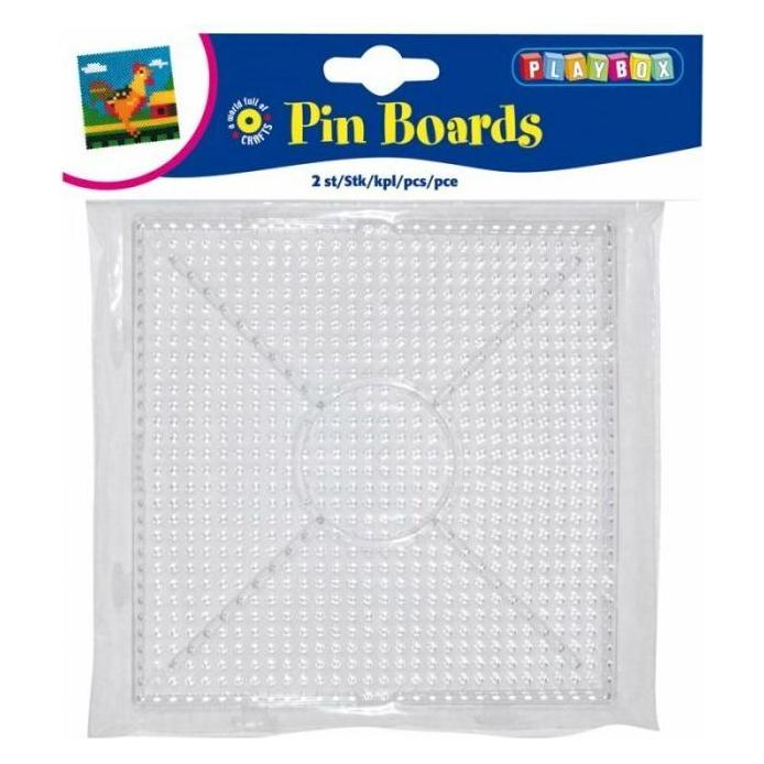 Playbox Pads für Bügelperlen - quadratisch 2St. (2456052)