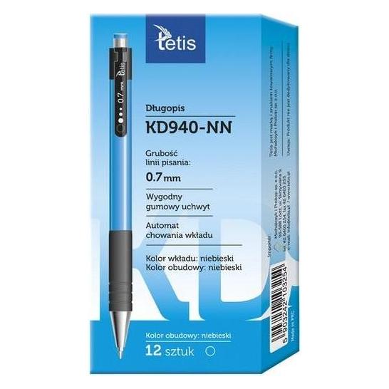 Teka Kugelschreiber, blaues Gehäuse KD940-NN (12 Stück) (12x) (47993231)