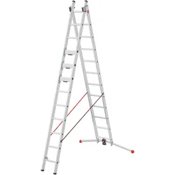 Hailo, Leiter + Gerüst, S110 Pro, Mehrzweckleiter 2-teilig, 2 x 12 Sprossen (Mehrzweckleiter)