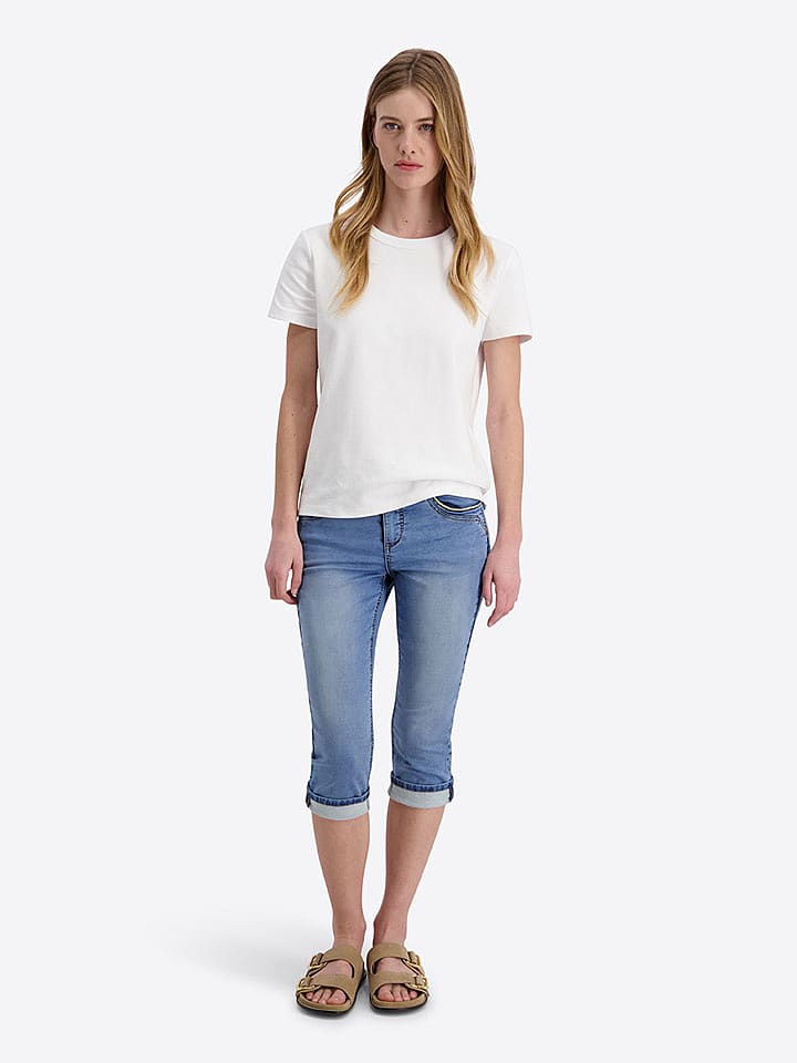 Timezone Jeans-Caprihose "Tali" - Slim fit - in Blau - W24