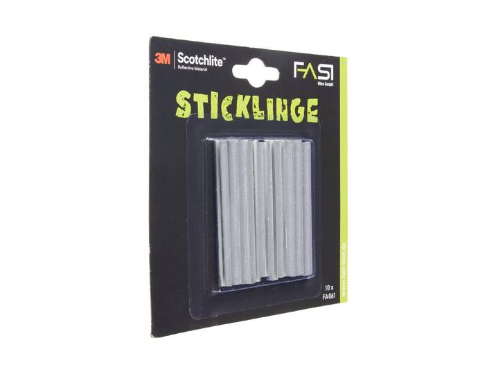 Fasi Speichen-Reflektoren Sticklinge Silber 10 Stück