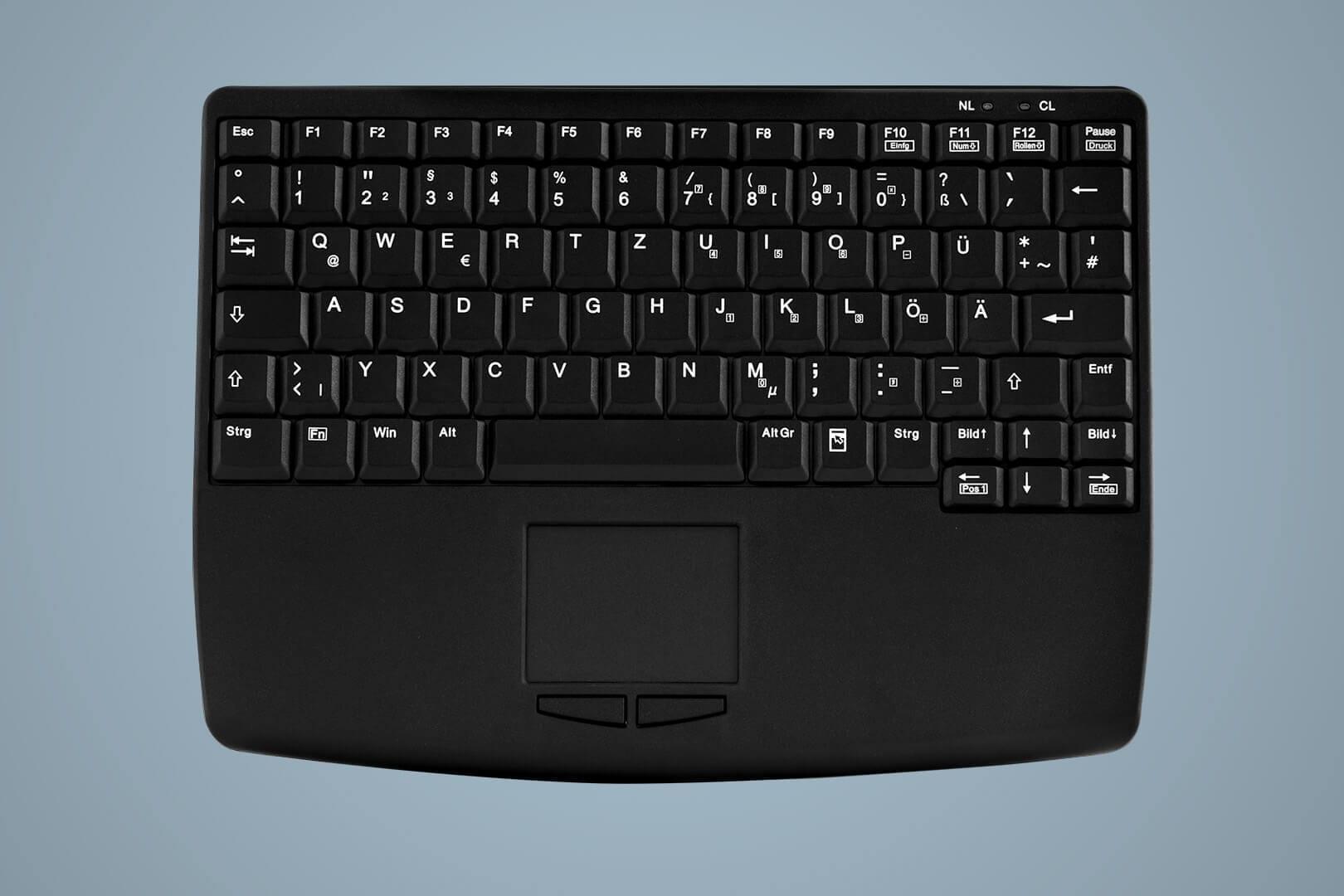 Contour Design Active Key AK-4450-GFU, Kabellos, RF Wireless, Mechanischer Switch, Schwarz