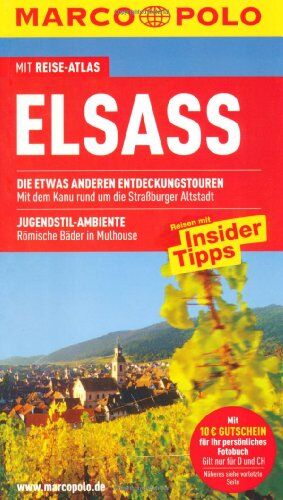 Jutta Hartlieb und Peter Schenk - MARCO POLO Reiseführer Elsass: Reisen mit Insider-Tipps. Mit Sprachführer Französisch - Preis vom 16.10.2026 11:41:07 h