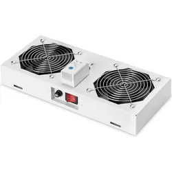 Digitus Dn-19 Fan-2-Wm-T, Serverschrank Zubehör, Grau