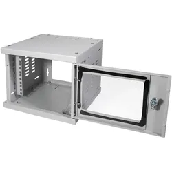 LogiLink SoHo (4 HE, 10 Zoll Rack), Serverschrank, Grau