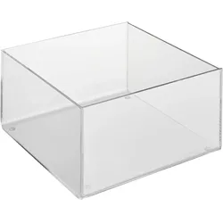 Acrylbox 200 x 200 x 100 mm, Acryl (PMMA), transparent