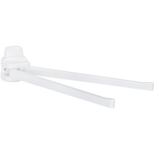 Wenko Handtuchhalter Pure 17938100, weiß, zur Wandmontage, aus Kunststoff, 2 Arme zu je 43 cm