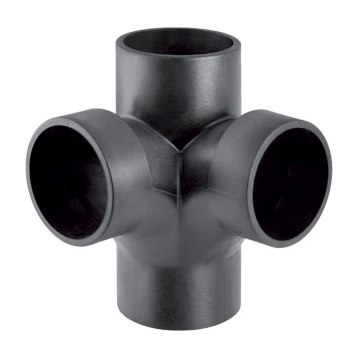 Geberit Silent db20 Bogeneckabzweig 308083141 DN 90/90, 88,5Grad, mit Innenradius