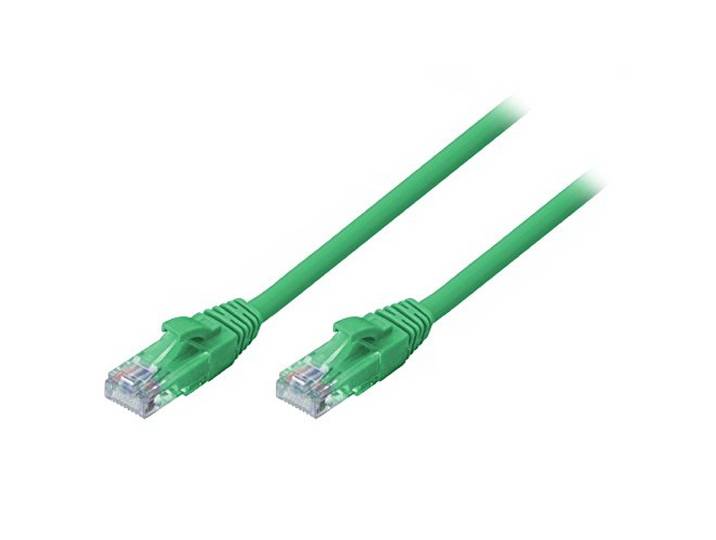 LINDY 3m Cat.6 U/UTP Netwerkkabel, Groen