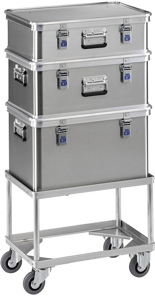 Alu-Fahrgestell, Ladehöhe 440 mm, Innen-LxB 724 x 459 mm, ohne Griffbügel Gmöhling