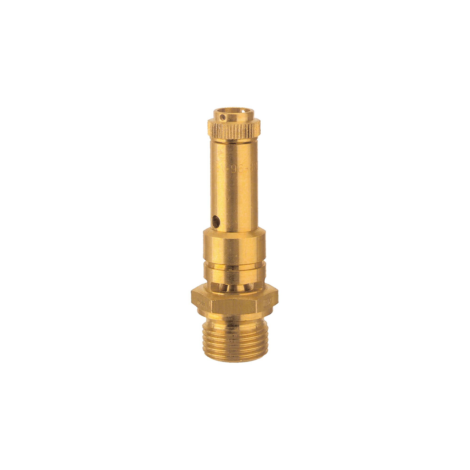 Riegler Sicherheitsventil DN 8, Messing, G 1/4, Ansprechdruck 6 bar (226.01-6,0)
