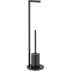 Wenko, Toilettenbürste, Stand WC-Garnitur Mod. Ferla mit WC-Papierrollenhalter und WC-Bürste