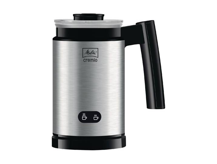 MELITTA Milchaufschäumer Cremio Edelstahl , silber (silberfarben), Milchaufschäumer, Milchaufschäumer
