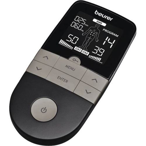 Beurer Digital TENS/EMS EM 1 RELIEF+ (anthrazit, Elektrostimulationsgerät)