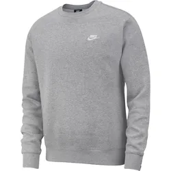 Nike NSW Club Fleece Sweatshirt Herren | Gr. L | grau - grau