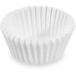 Gebäckkapsel (PAP) weiß Ø28 x 16 mm
