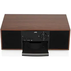 JVC RD-E761 (Bluetooth, CD Player, 2x 8 W), Stereoanlage, Schwarz, Braun, Bronze