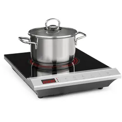 MisterCook Kochplatte Infrarot 2000W 90-650°C Abschalttimer