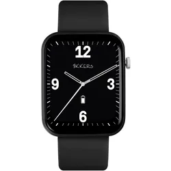 Tikkers Smart Series 13 Smartwatch & Ohrhörer Set (Schwarz/Rosa Silikon ) (ohne SIM), Smartwatch