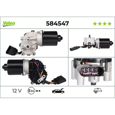 VALEO Wischermotor 584547 vorne für Fiat