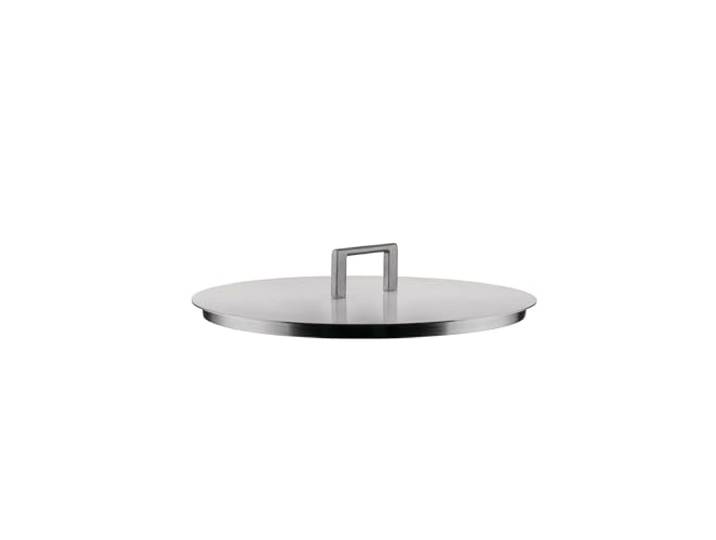 Alessi Convivio DC200/24 Design Deksel, 18/10 roestvrij staal, met stalen knop en PVD-coating, 24 cm, mat