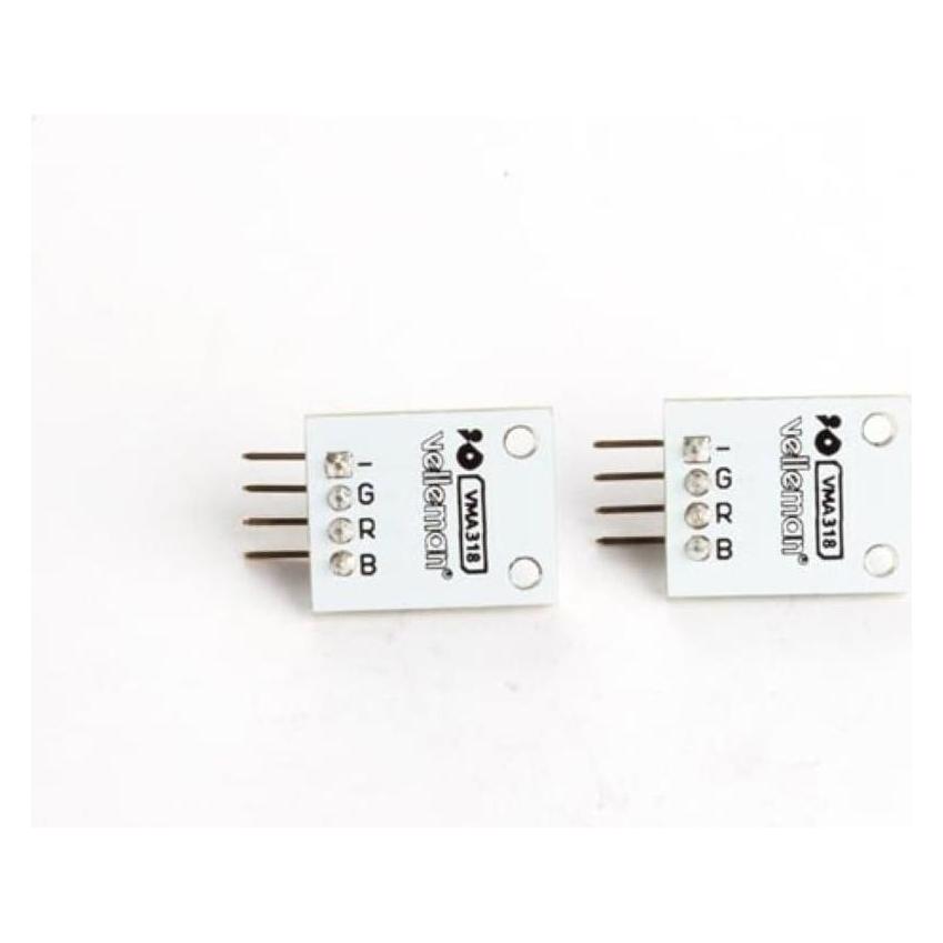 Whadda RGB SMD LED-MODUL 3 FARBEN (2-tlg.) (WPM318)