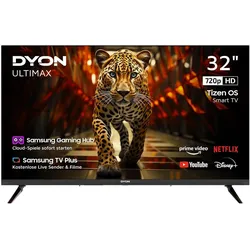 Dyon Ultimax 32H-TI-W LED-TV EEK F A - G DVB-C DVB-S2 DVB-T DVB-T2 HD (32", LED, HD, DE), TV, Schwarz