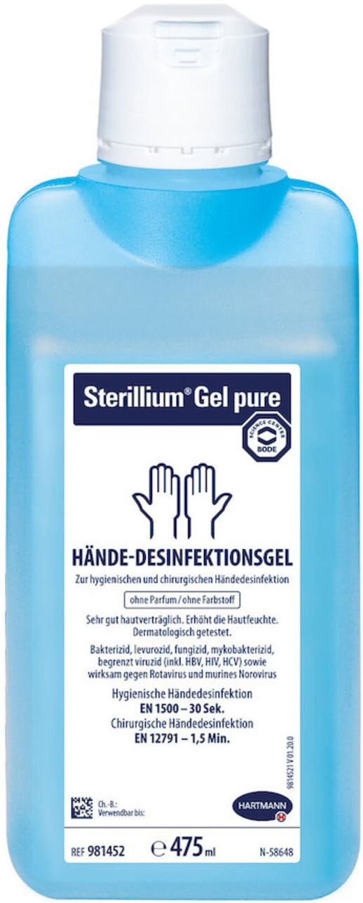 Handdesinfektion Sterillium Gel Pure,475ml ; Holthaus Medical