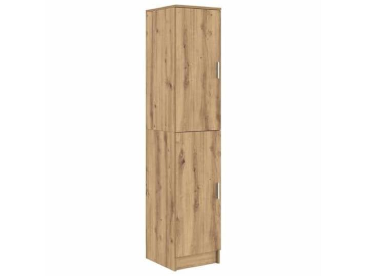 KPOTUERTU Highboard Artisan-Eiche 35 x 39 x 168 cm Holzwerkstoff,glatte Oberfläche,viele Fächer,tiefe Ablagen,Minimalistisch,Innenbereich