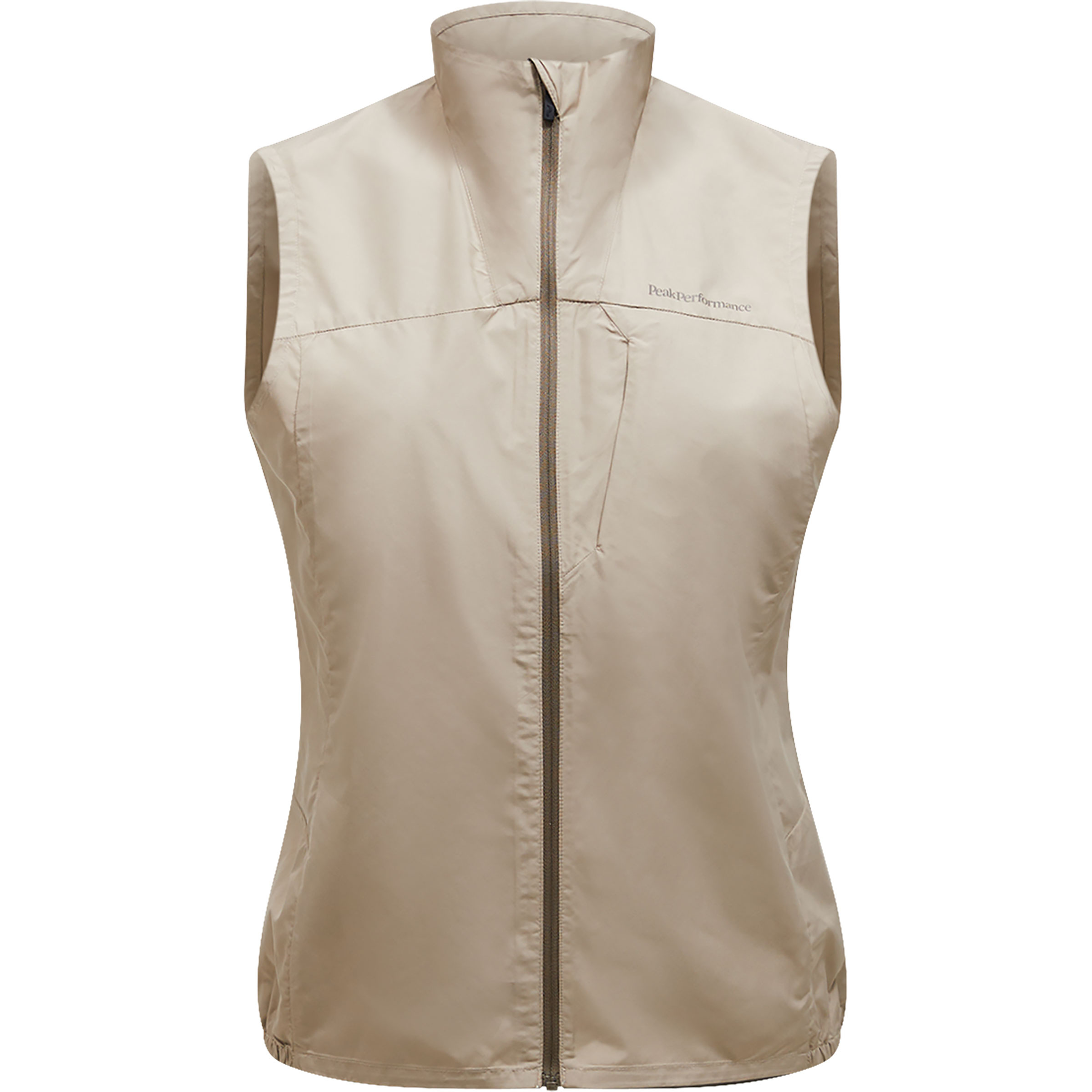 Peak Performance Glider Wind Weste Damen Windwesten beige Größe L Lifestyle Wasserabweisend