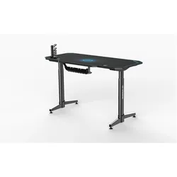 Ultradesk Level V2, Gaming Tisch, Blau, Schwarz