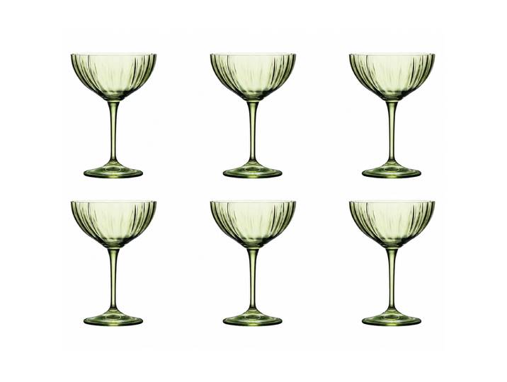 Cocktailschalen Sensa 6er-Set Ø 11cm Grün/Grün