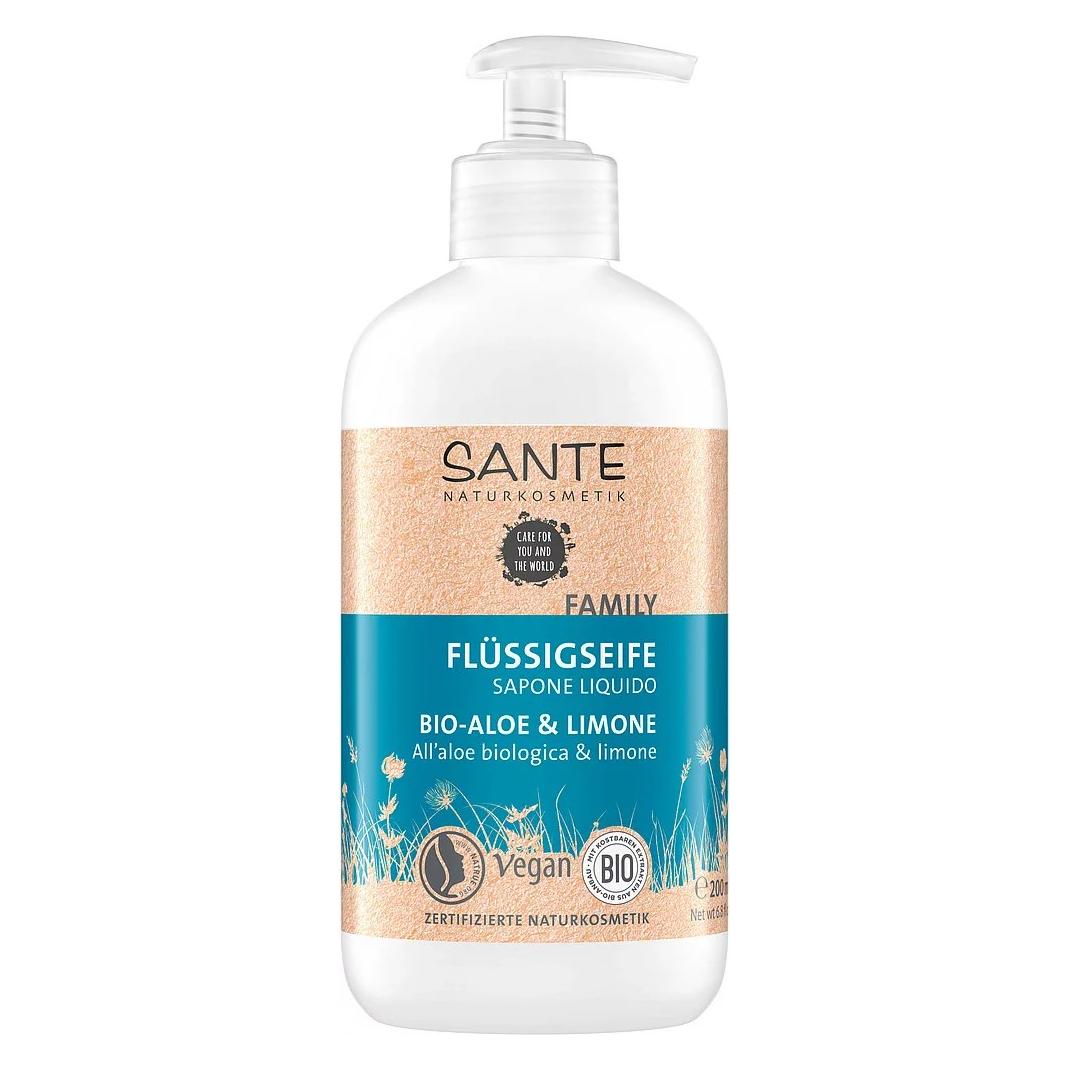 Sante Family Flüssigseife Bio-Aloe & Limone (Flüssigseife, 500 ml) (SANT-190.252)