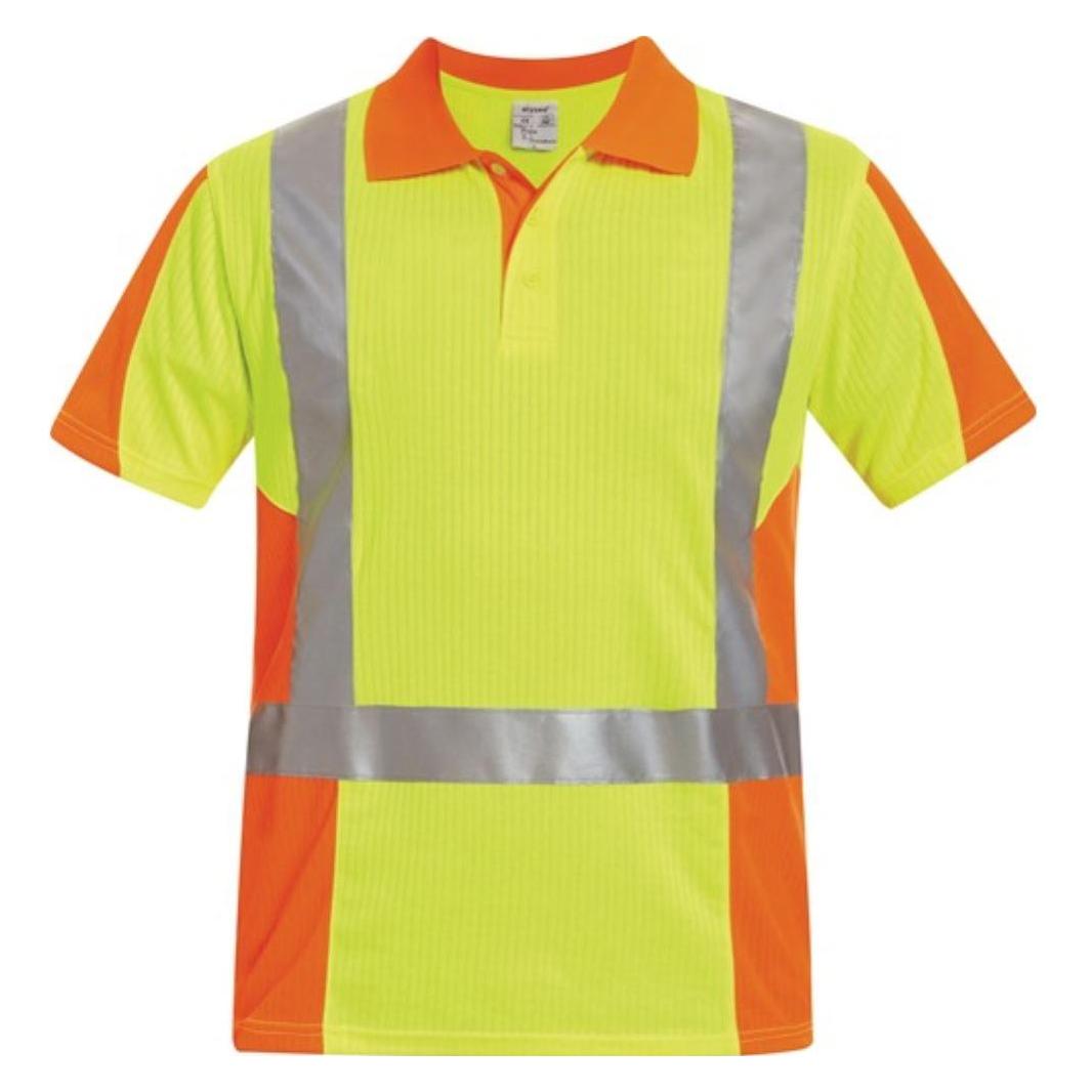 Elysee Warnschutzpoloshirt Zwolle Grösse M gelb/orange (M) (22725-1)