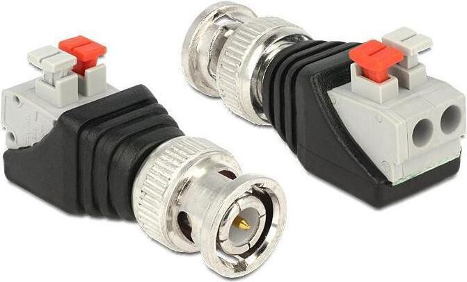 Delock 65525 Adapter Terminalblock 2Pin naar BNC Stekker