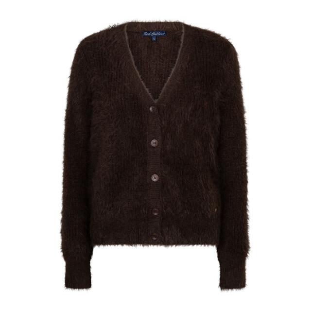 Red Button Rb fuzzy cardigan espresso