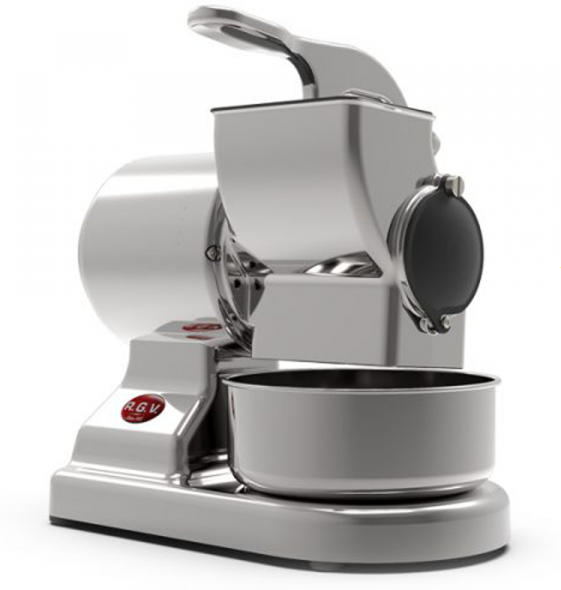 R.G.V. RGV Robusta - Râpe à fromage électrique de table Silver - En aluminium - 450W