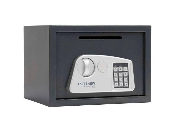 Rottner Tresor Jupiter, Anthrazit, Metall, 35x25x28 cm, Freizeit & Co, Sicherheit, Tresore