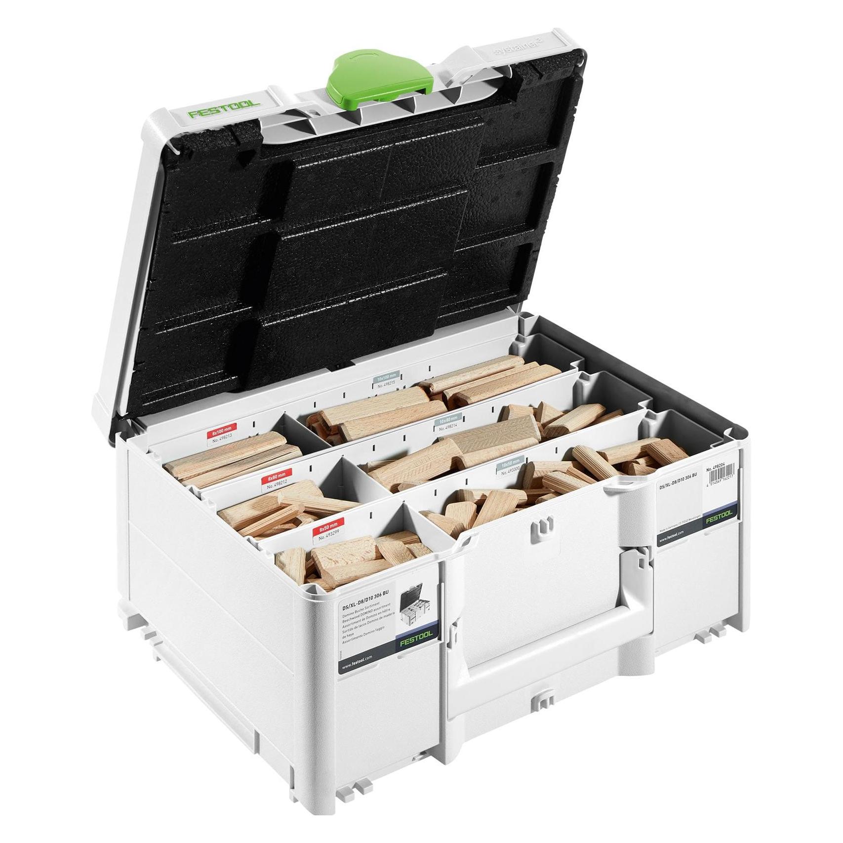 Festool Domino XL Dübel Buche DS/XL D8/D10 306 BU (306 Stk.) (576791)