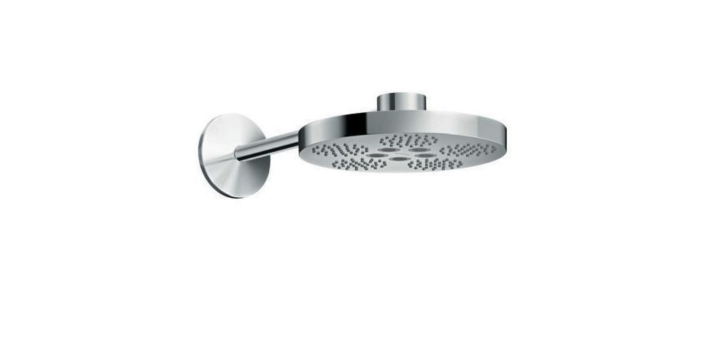 Axor ONE 280 2jet douchekop met douchearm, chroom